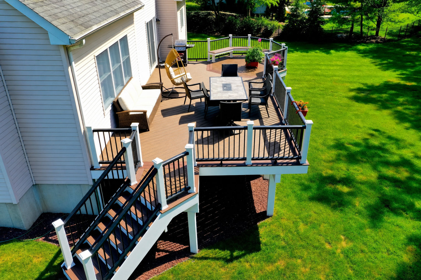 Custom deck built by Indian Trail Deck & Fence in Indian Trail, NC